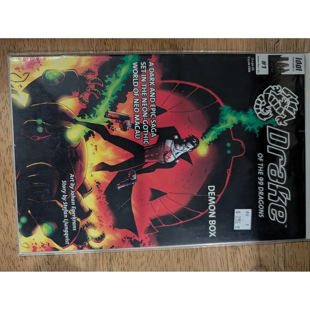 Drake of the 99 Dragons 1 Demon Box Idol Comic Book Stefan Ljungqvist 2003
